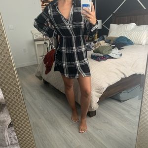 Plaid express dress